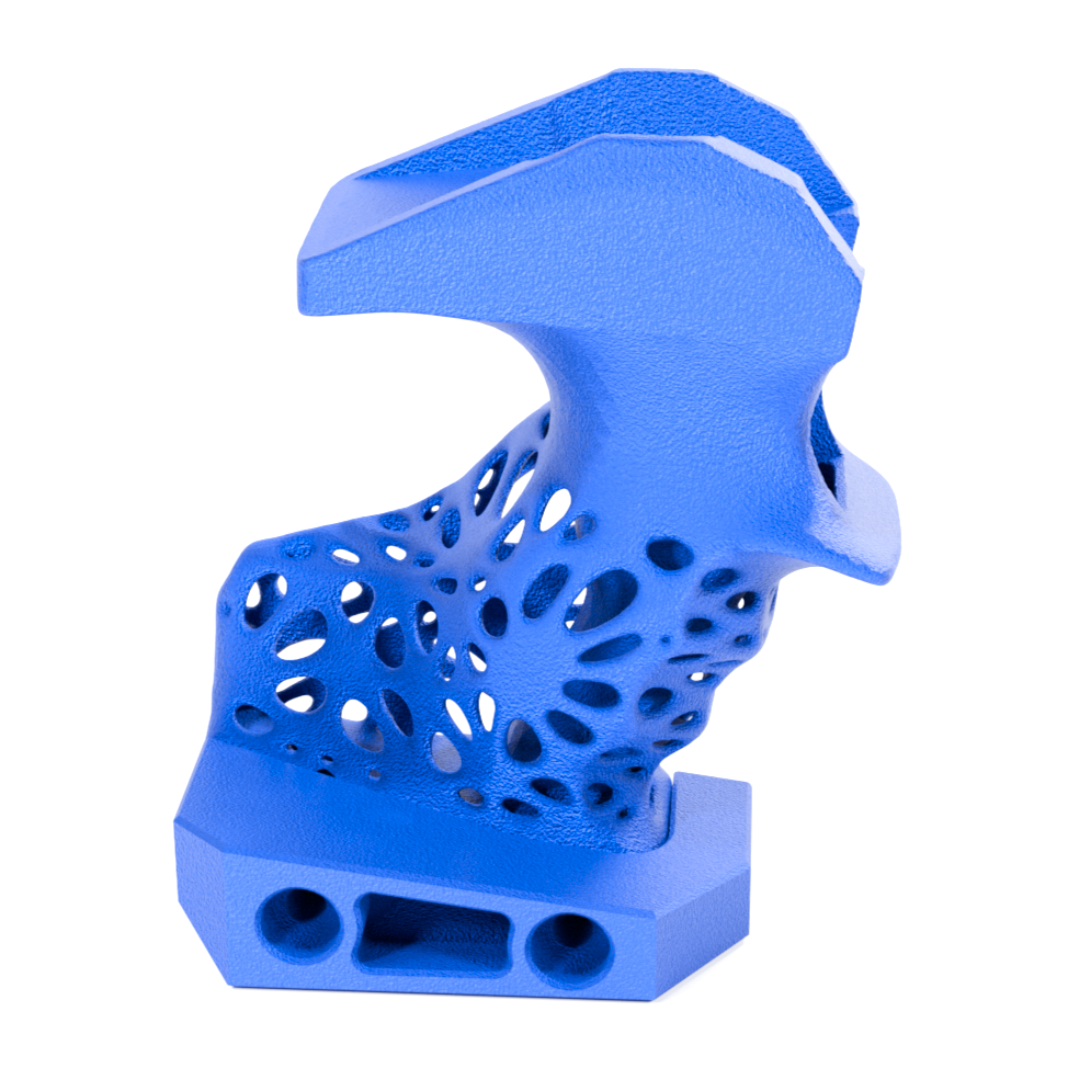 BIOTOUCH Griff für Feinwerkbau Red Dot Simulator Pistole in Blau