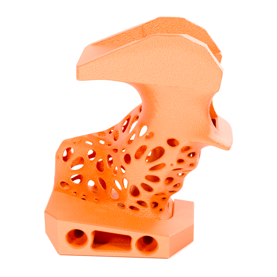 BIOTOUCH Griff für Feinwerkbau Red Dot Simulator Pistole in Orange