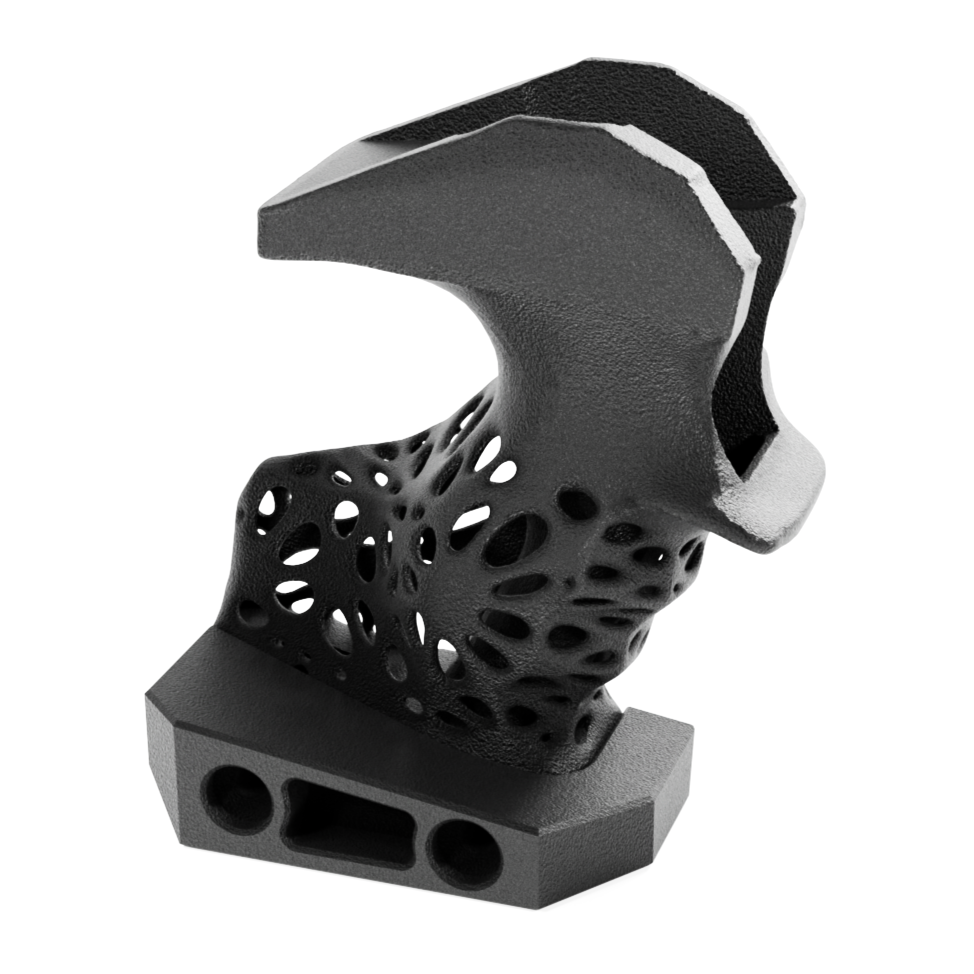 BIOTOUCH Griff für Feinwerkbau Red Dot Simulator Pistole in Schwarz