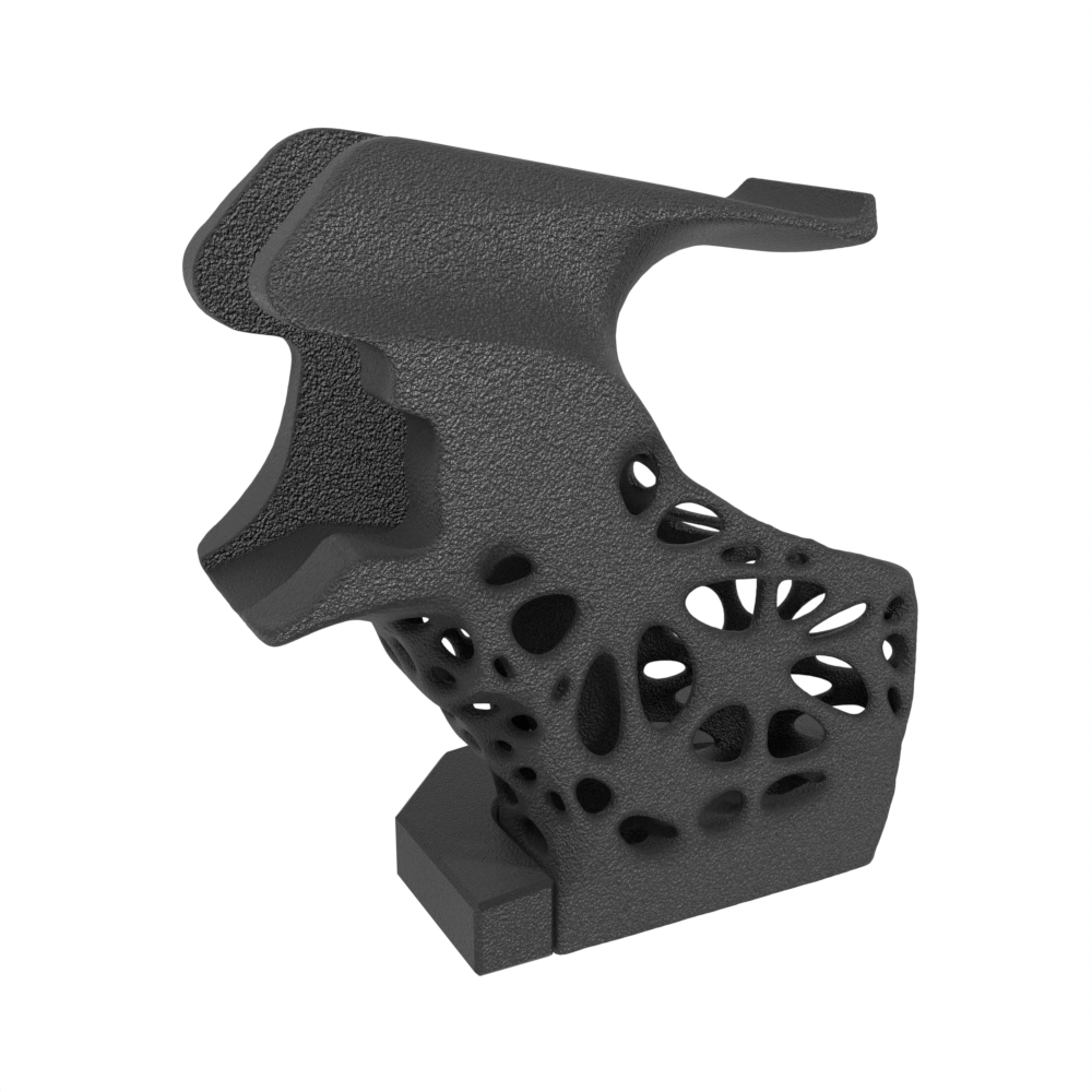 Rückseite des Griffs für Walther GSP500 Sportpistole in Schwarz