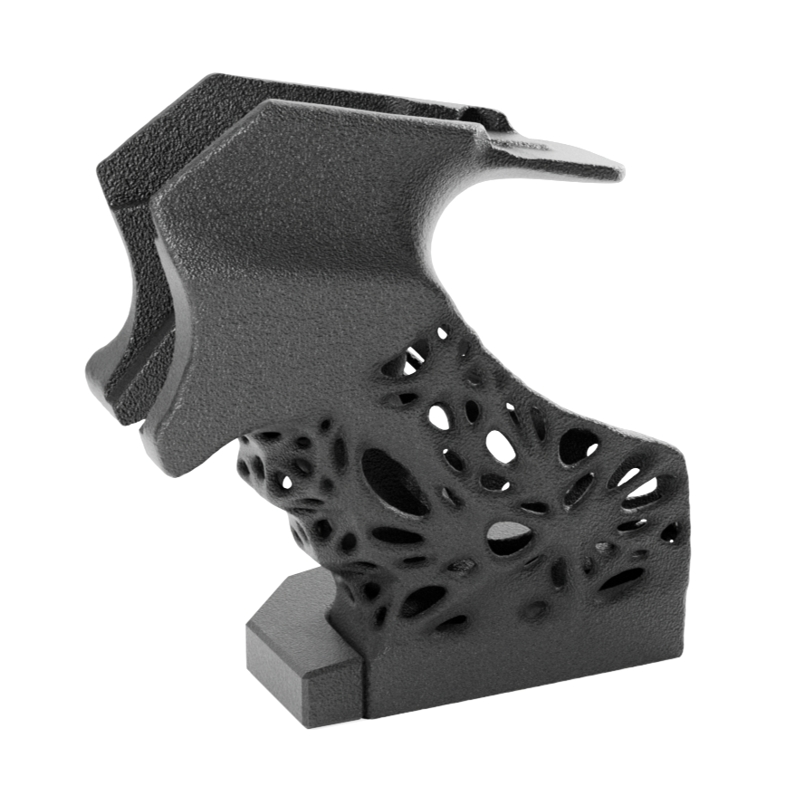 Rückseite des Griffs für Walther LP300 Luftpistole in Schwarz