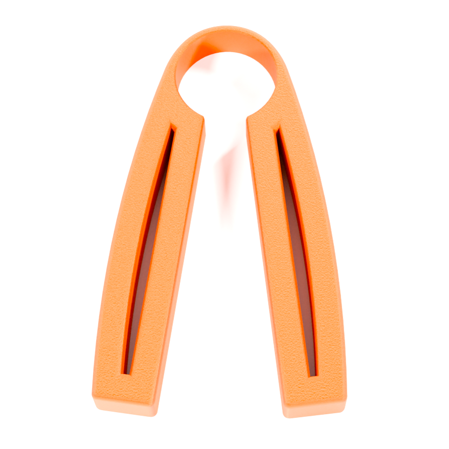 Kartuschenschlüssel für Feinwerkbau, Anschütz und Tesro Druckluftkartuschen in Orange