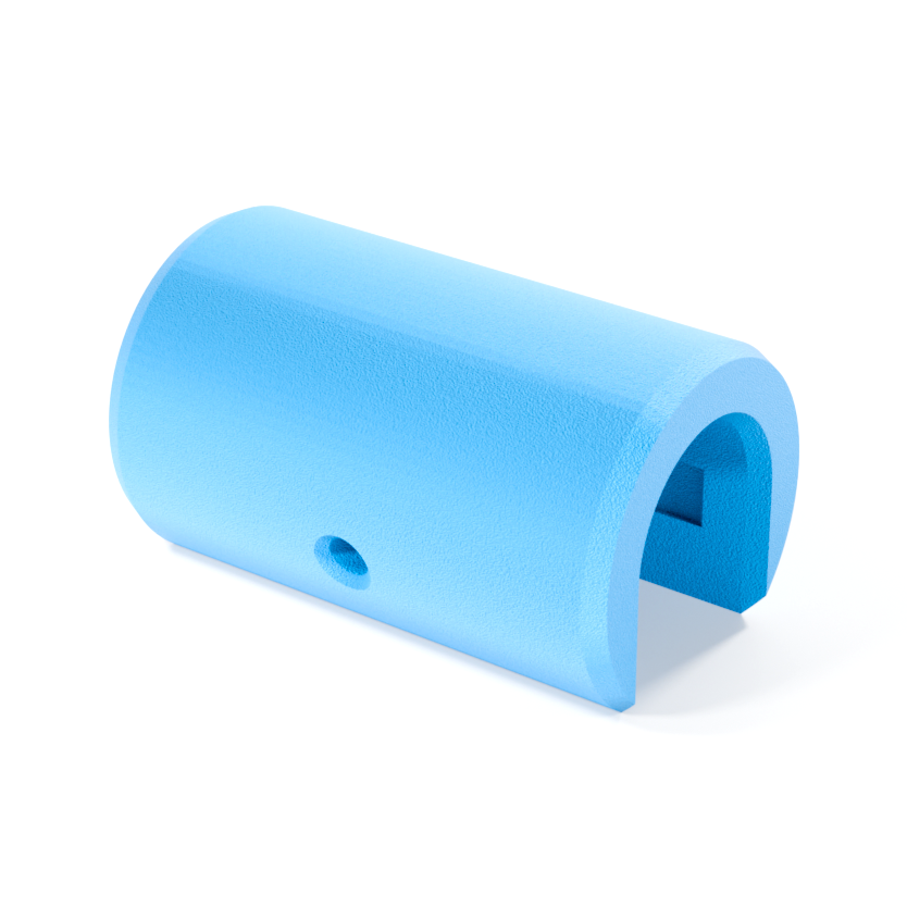 Universelles Laufgewicht mit 100g für 16mm Laufdurchmesser in Hellblau