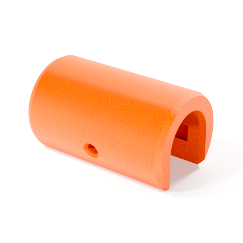Universelles Laufgewicht mit 100g für 16mm Laufdurchmesser in Orange