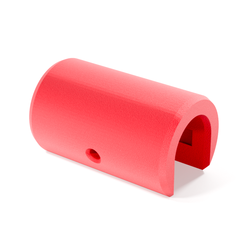 Universelles Laufgewicht mit 100g für 16mm Laufdurchmesser in Rot