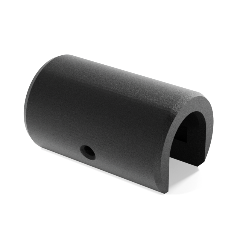 Universelles Laufgewicht mit 100g für 16mm Laufdurchmesser in Schwarz