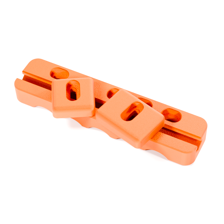 Schaftbacke für Walther LG500 Luftgewehr in orange